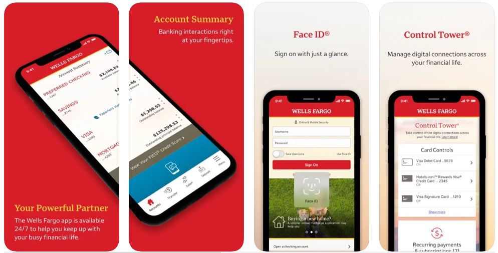 Wells Fargo app