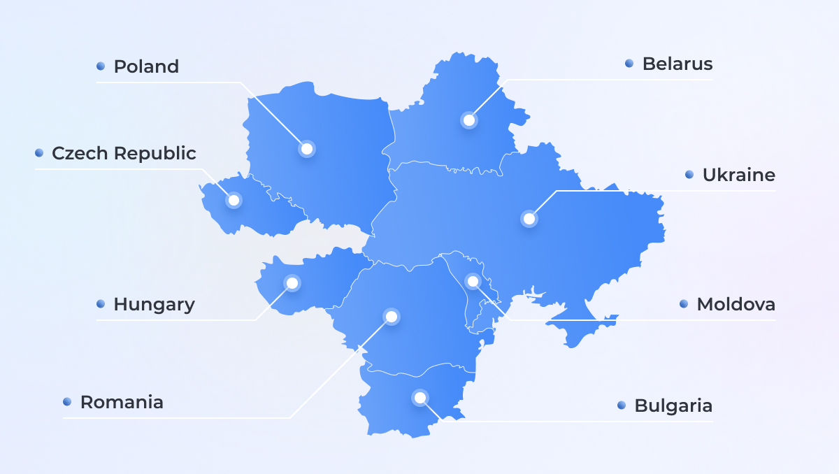 eastern europe outsourcing spots